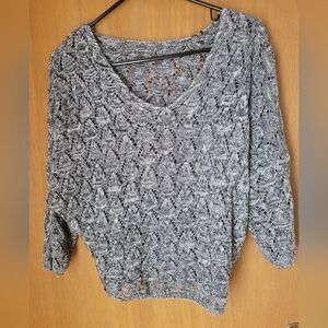 Gray Knit Comfy Sweater